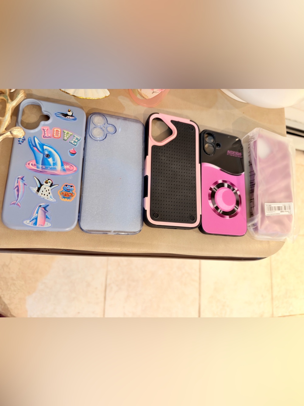 Bundle of iPhone 16 plus cases